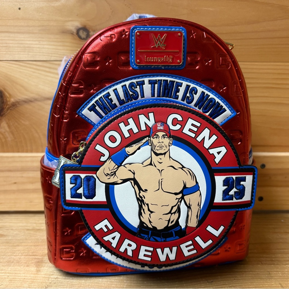 Loungefly Red WWE John Cena Backpack